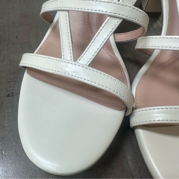 Cole Haan Amber, Ivory Strappy Heels. - Picture 4 of 10